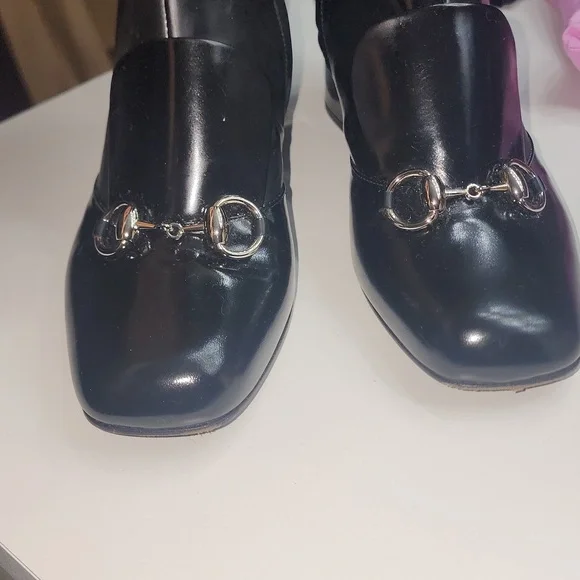 GUCCI LILIAN EUC KNEE HIGH BLACK BOOTS WORN 1X SIZE 38.5 IN BOX - Picture 5 of 9